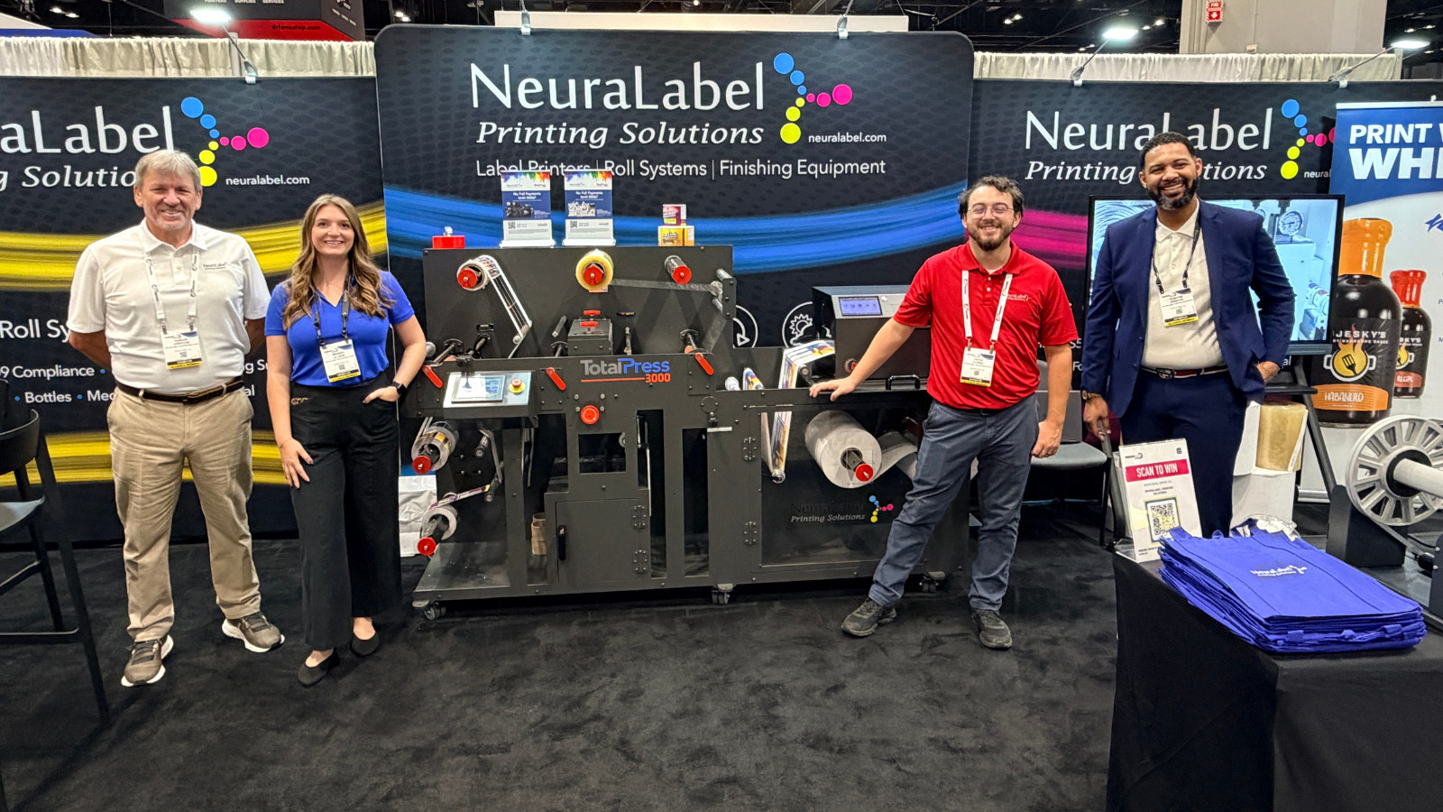 NeuraLabel tradeshow crew